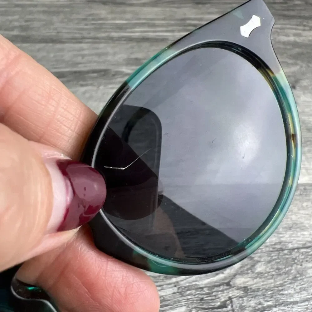 Carfia CA5288 Blue Green Tortoise Acetate Sunglasses Col.N04 Polarized 48-22-145